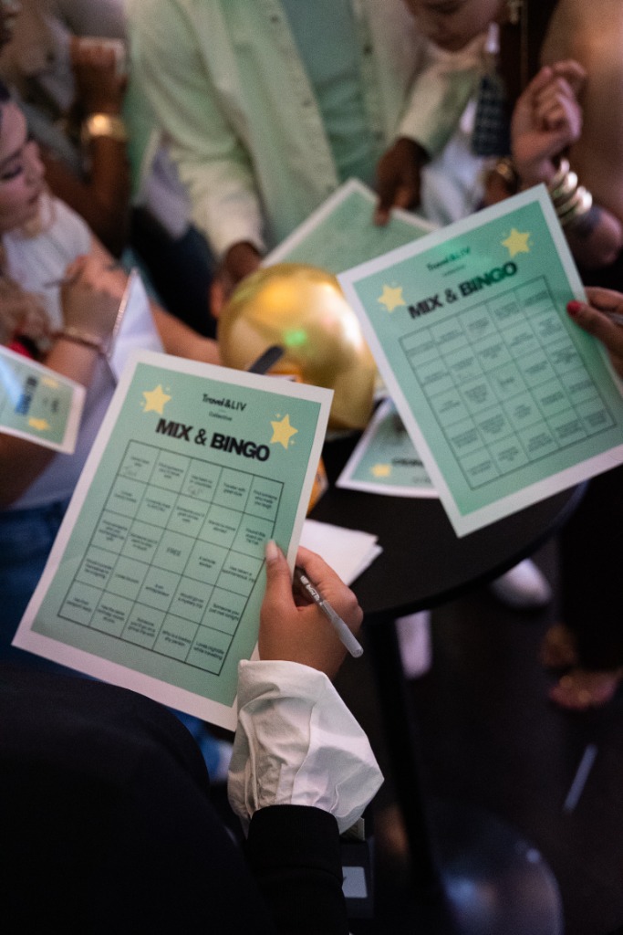 Mix and Bingo at Travel and LIV Launch Party