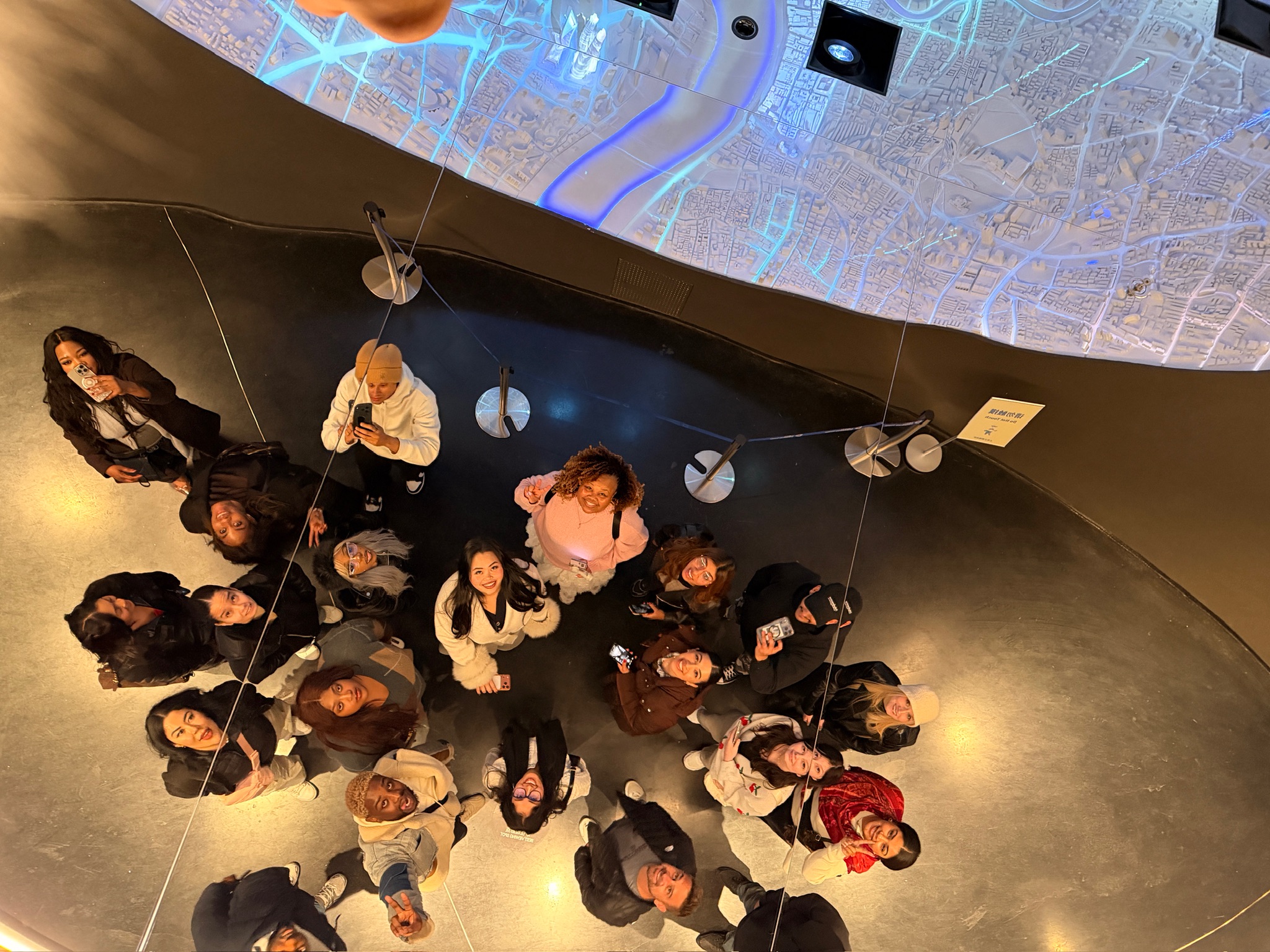 Group laughs and good vibes